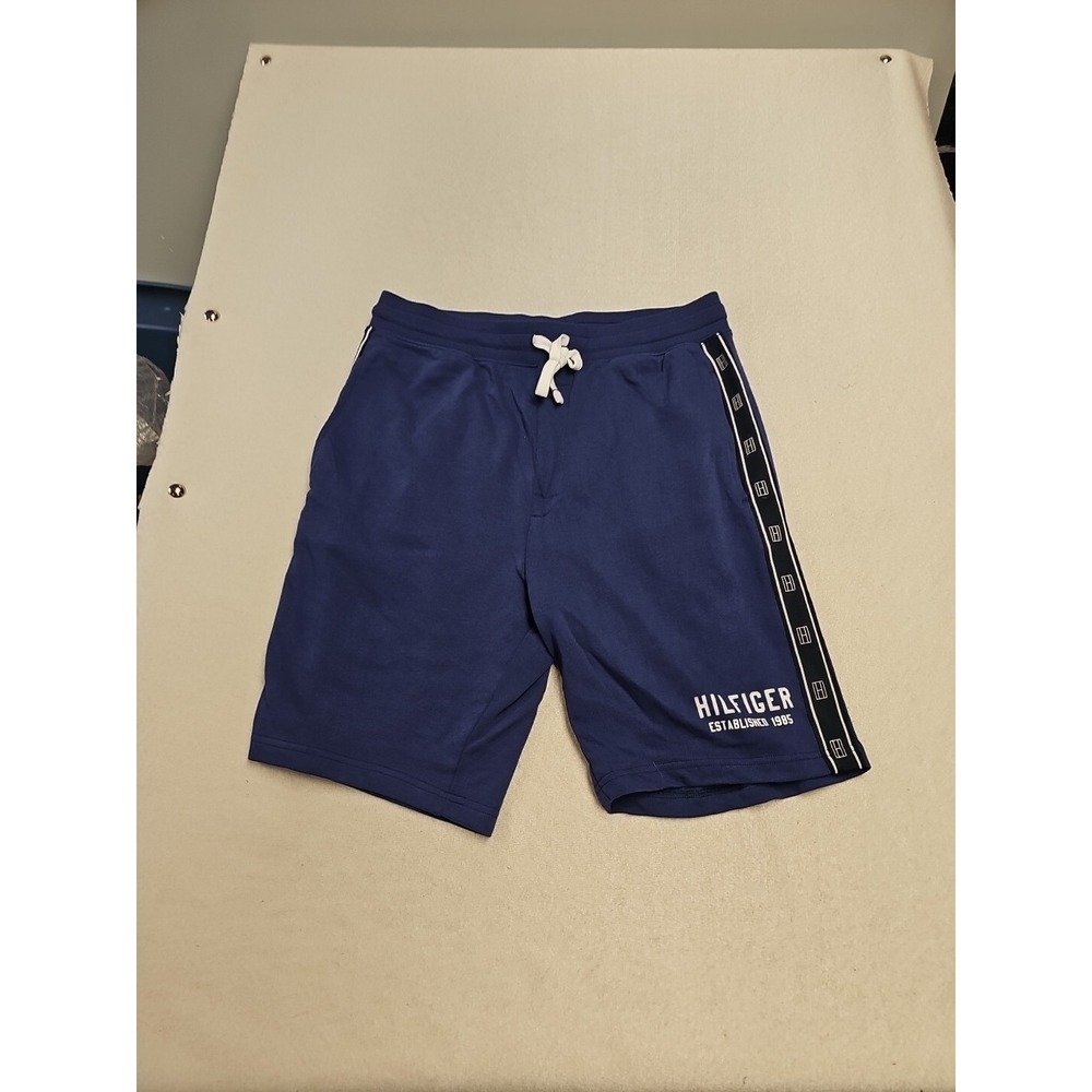 Tommy Hilfiger Mens Sleep Shorts Dark Navy Blue Terry Cloth  Size M